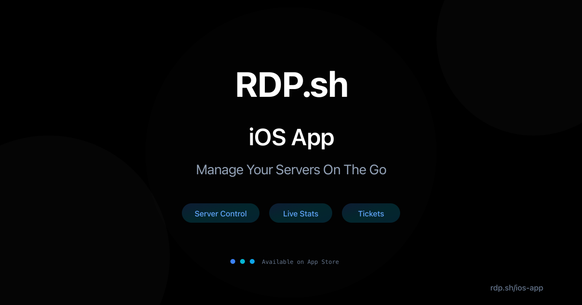 RDP.sh for iOS is here
